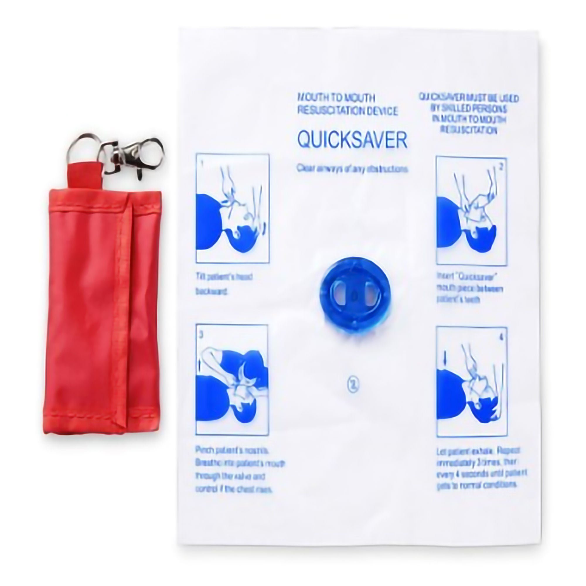 MedSource International SHIELD, CPR FACE W/KEY CHAIN POUCH & GLOVES