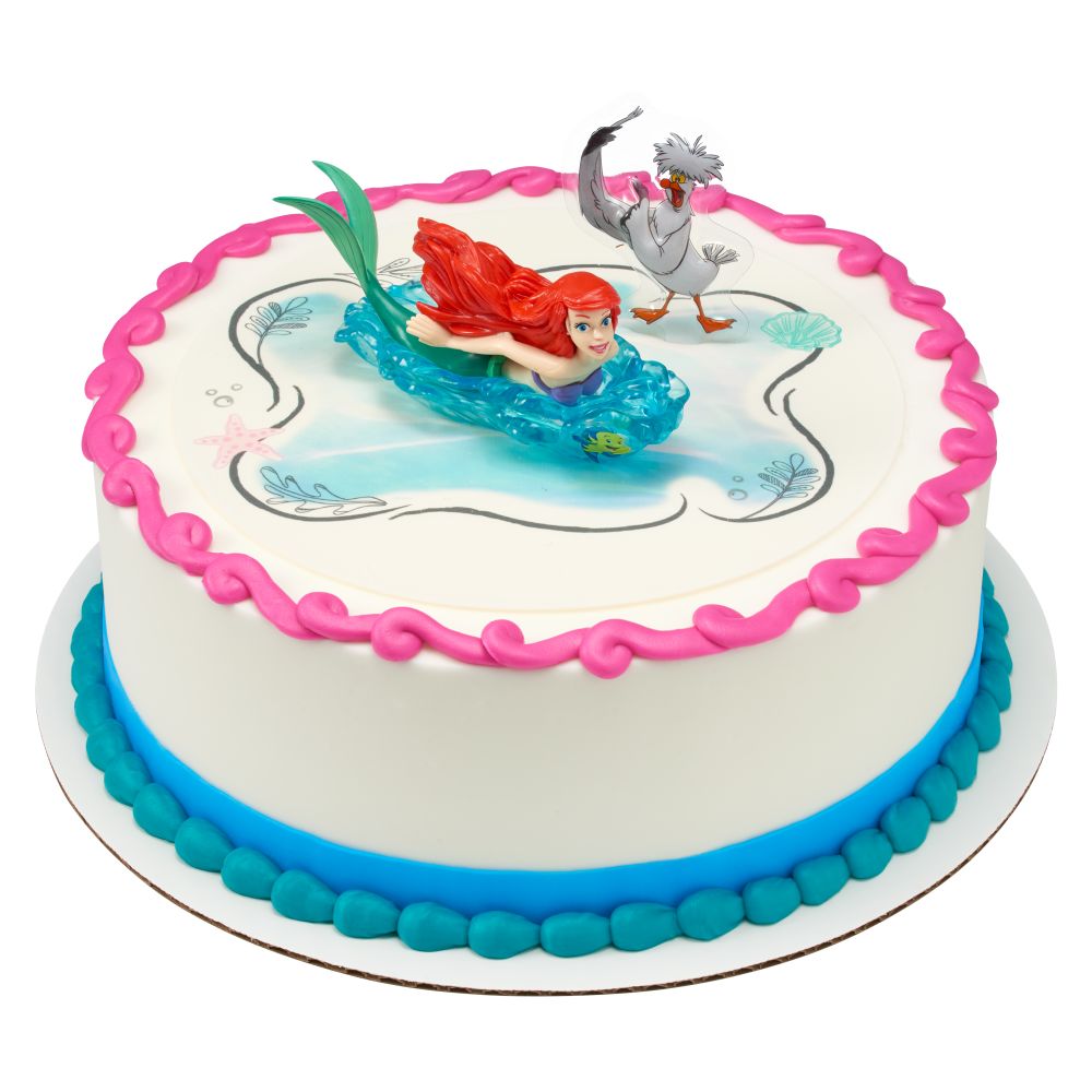 Image Cake Disney Princess The Little Mermaid Ariel & Scuttle