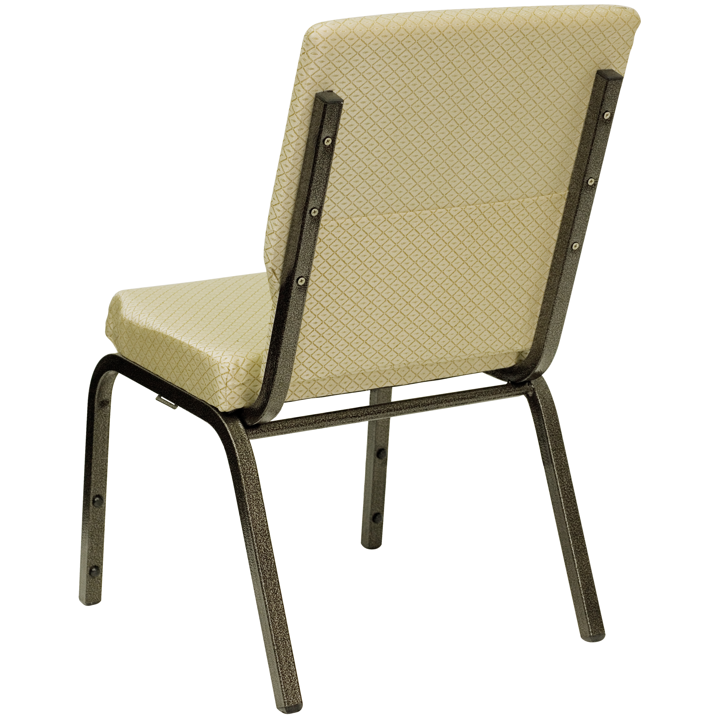 HERCULES Series 18.5''W Stacking Church Chair in Purple Fabric - Gold Vein Frame - Picture 99 of 140