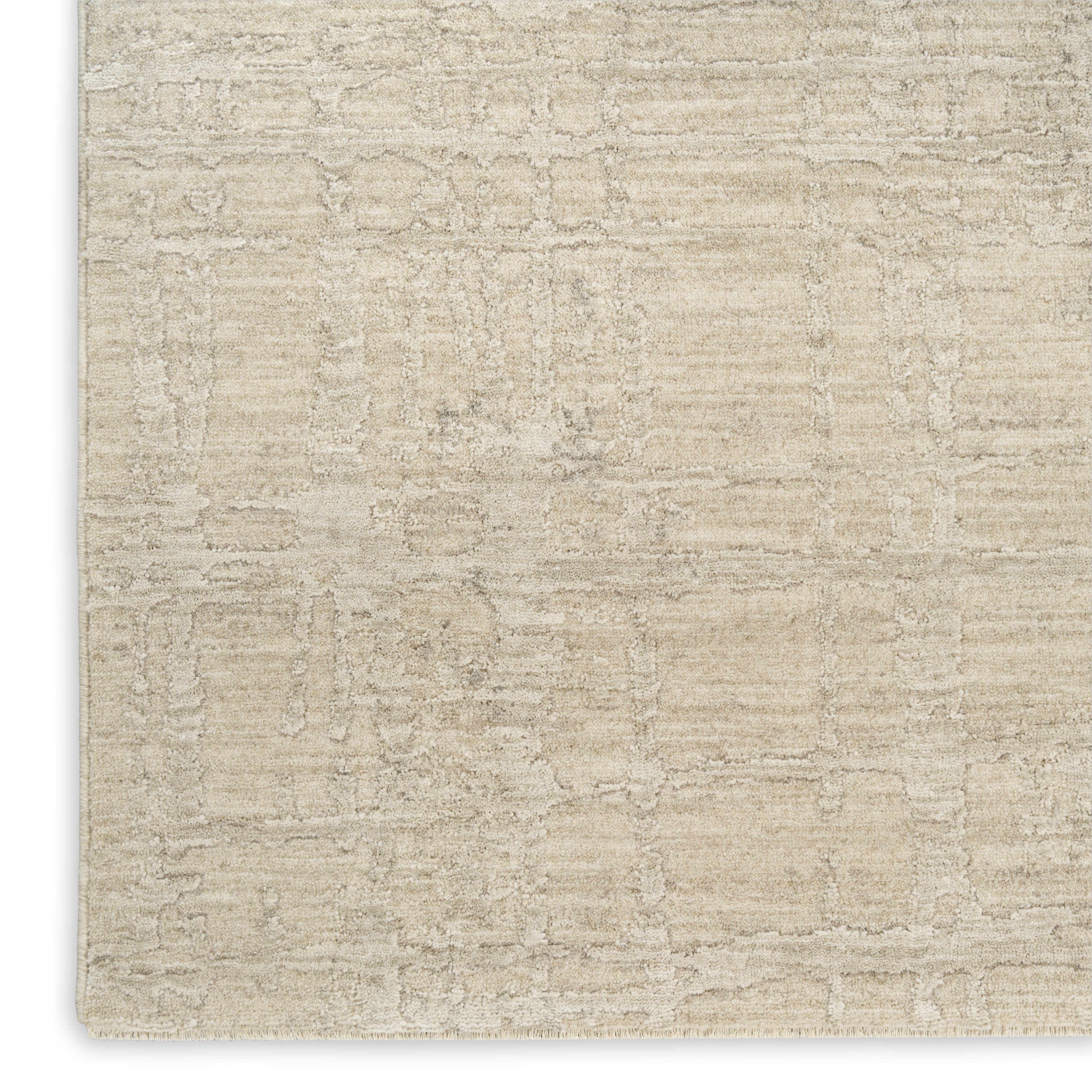 Calvin Klein CK090 Latitude 7'10" x 10'2" Ivory Beige Modern Indoor Rug