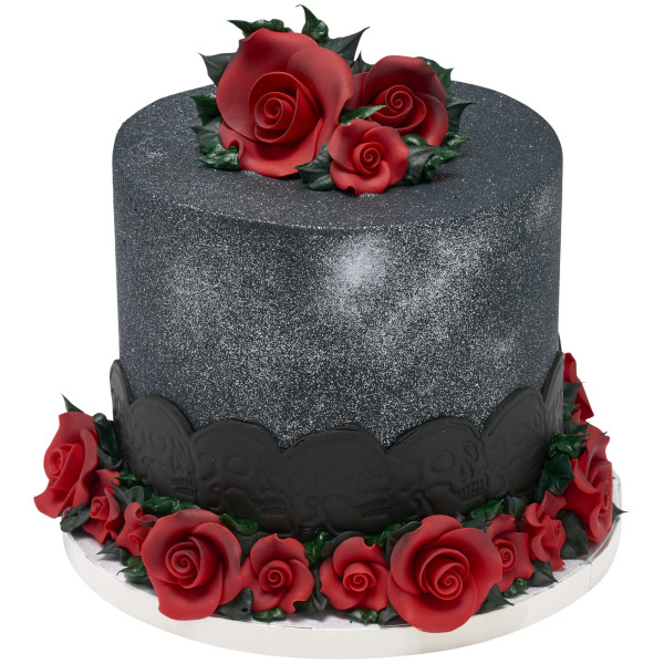 Red 1.5" Rose SugarSoft® Premium Edible Decorations