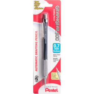 GraphGear 500 Automatic Drafting Pencil (0.7mm), Blue Barrel, 1 Count