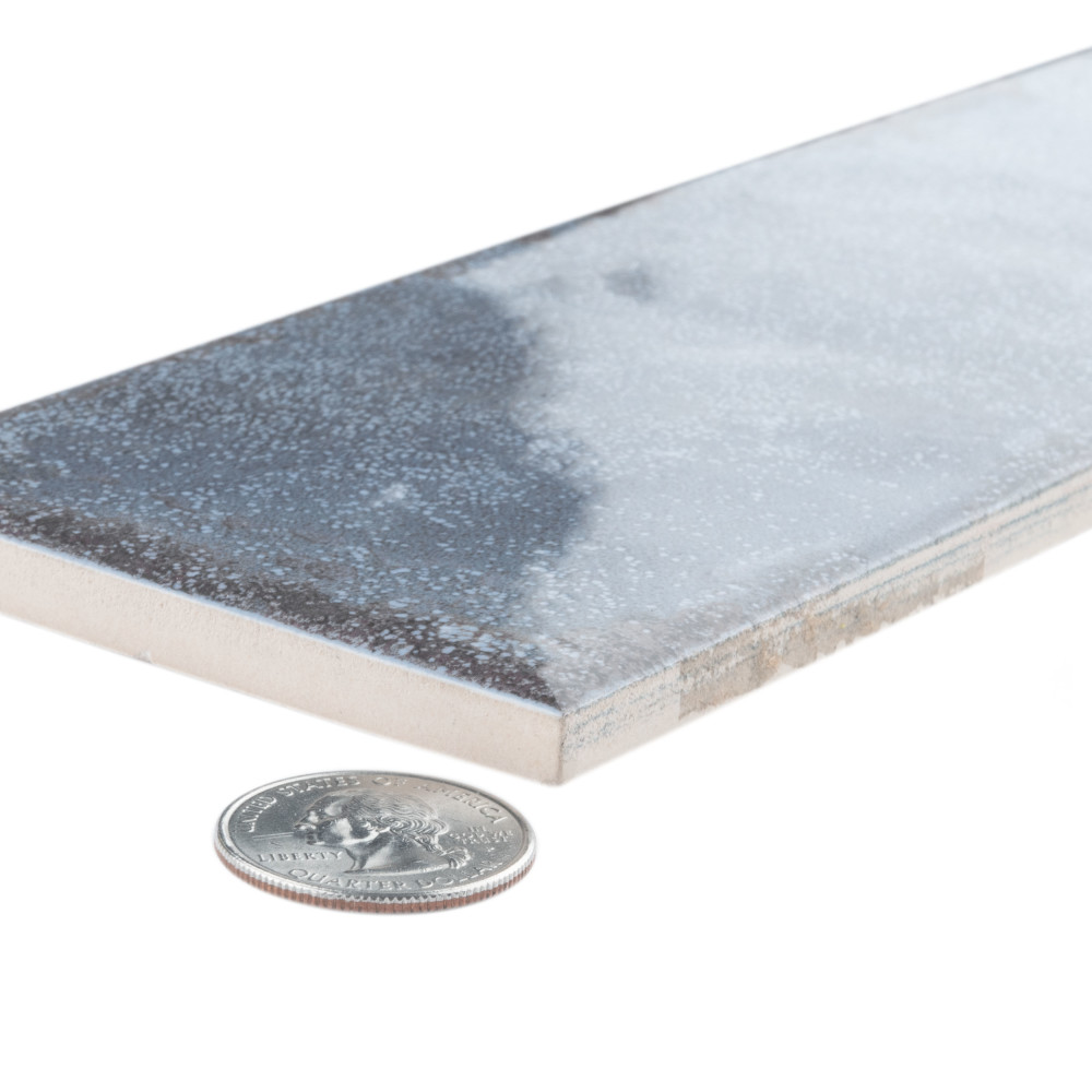 Luca Marine with Antimicrobial Glaze 3-1/8 in. x 12-3/8 in. Ceramic Wall Tile