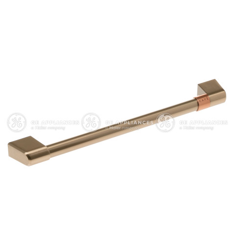 BRUSHED BRONZE DOOR HANDLE W/ CAFÉ BAND