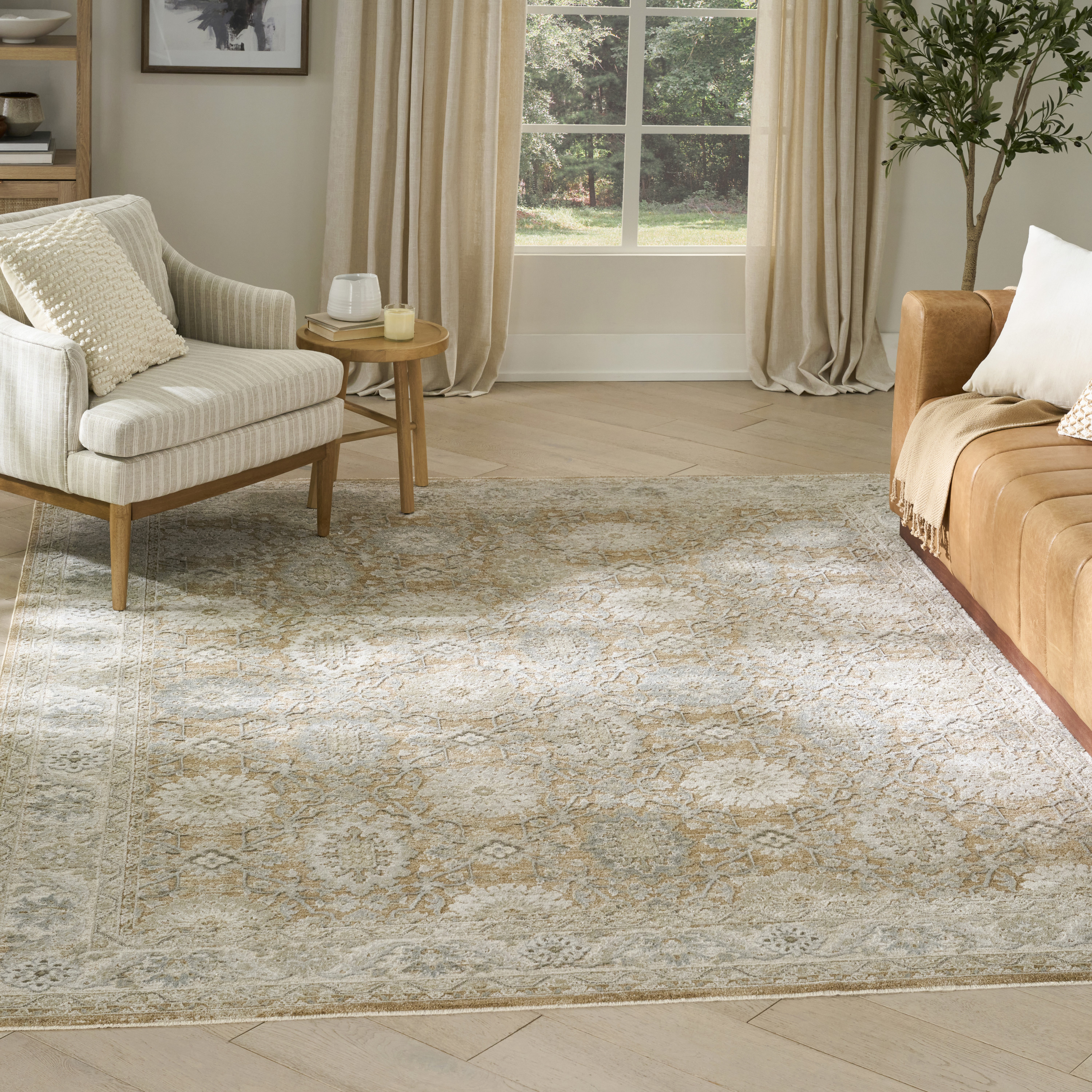 Nourison Envy 9'3" x 12'7" Mocha Vintage Indoor Rug
