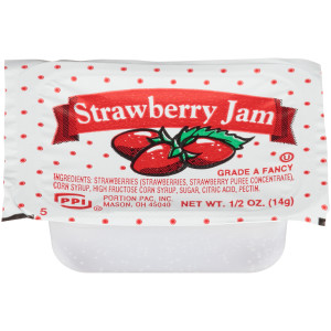 PPI Single Serve Strawberry Jam, 0.5 oz. Cups (Pack of 200) image