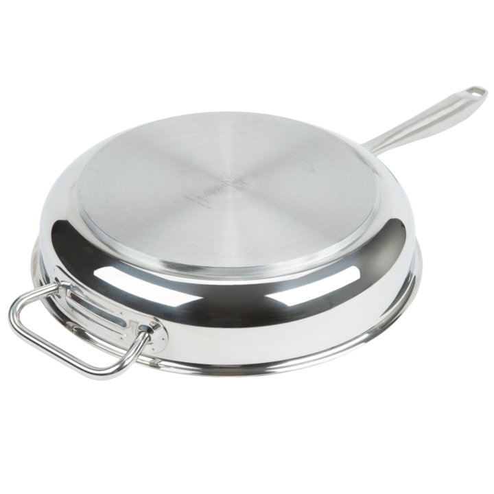 12 ½-inch Intrigue® stainless steel frying pan with Ceramiguard® II nonstick coating