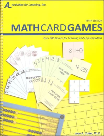 Math Card Games Book Only