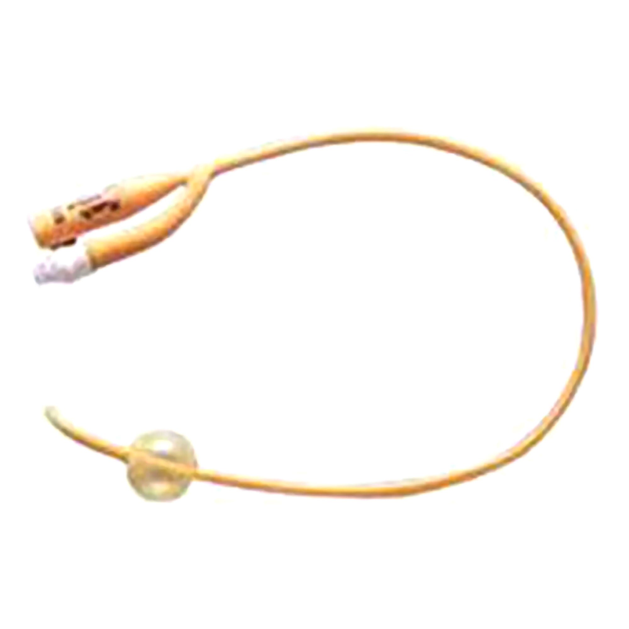 Rüsch® PureGold® Foley Catheter, 20 Fr., 5 cc, Coudé Tip
