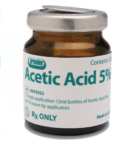 Premier Dental Products ACETIC ACID, 5% 12ML W/APPLIC ATOR (12/BX)
