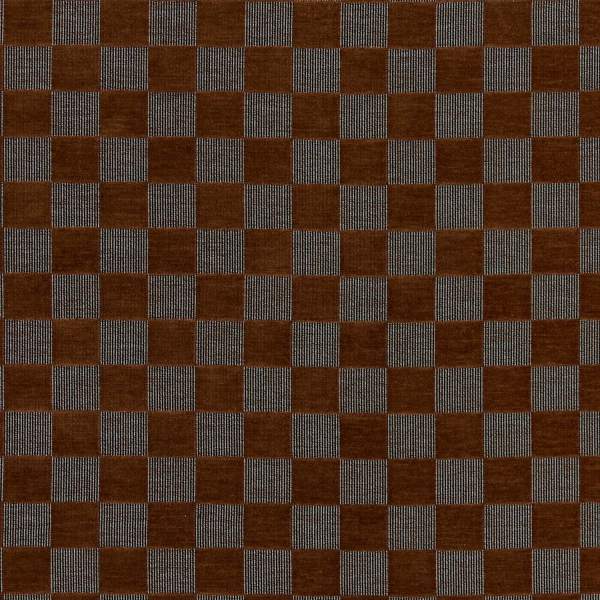 Checkerboard Brick Roman blind