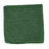 Hospeco, MicroWorks, Microfiber Cloth, 16"x16", Green