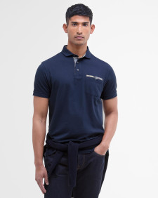 Corpatch Short-Sleeved Polo Shirt Classic Navy