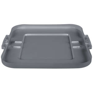 Rubbermaid Commercial, BRUTE, Square, Resin, 40 gal, Resin, Gray, Receptacle Lid