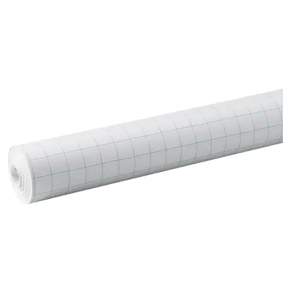 Pacon  Grid Paper Roll, White, 1 in quadrille ruled 34