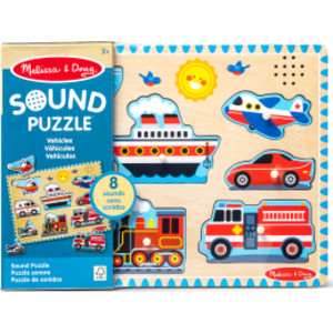 Vehicles Sound Puzzle, 8 Pieces