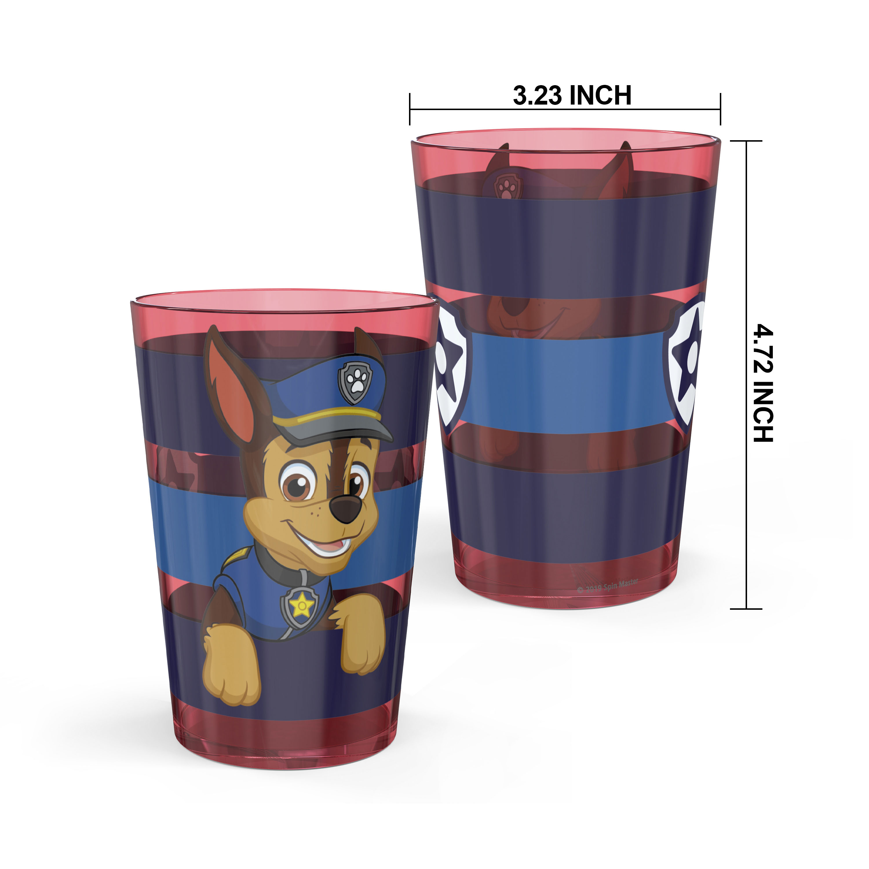 Paw Patrol 14.5 ounce Tumbler, Chase, Skye and Friends, 4-piece set slideshow image 9