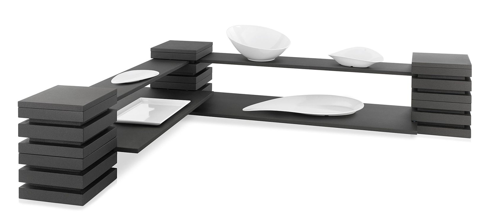 L Shape Two level presentation Kit For CUBIC