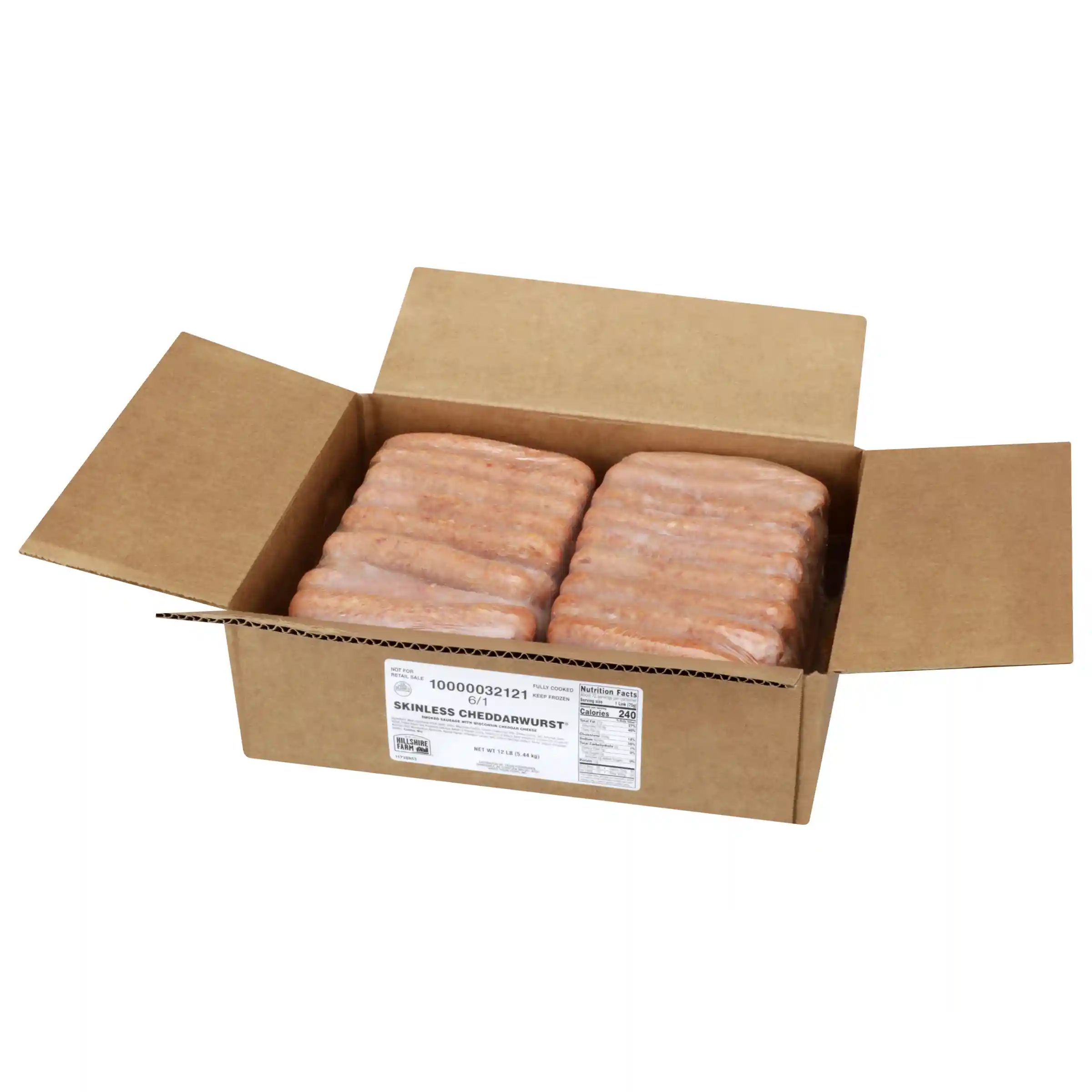 Hillshire Farm® Cheddarwurst® Fully Cooked Polish Skinless Dinner Sausage Links, 6:1_image_4