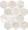 Tremaine Ivory 9×11 Hexagon Mosaic Polished
