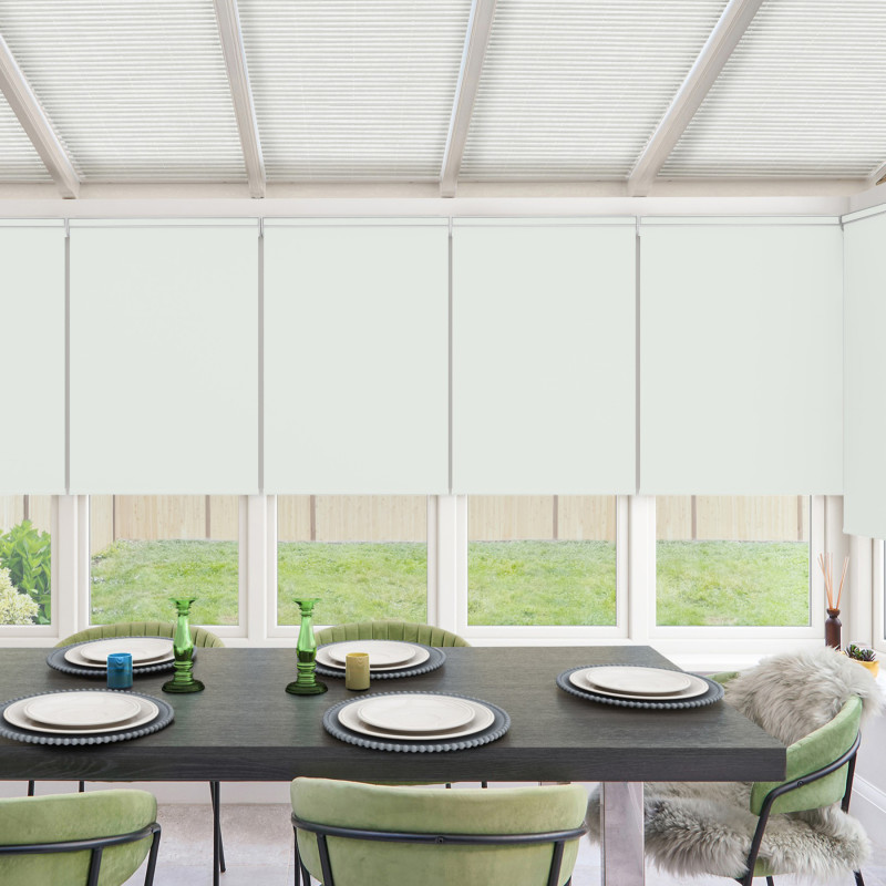 Baluga Blackout White Roller Blind