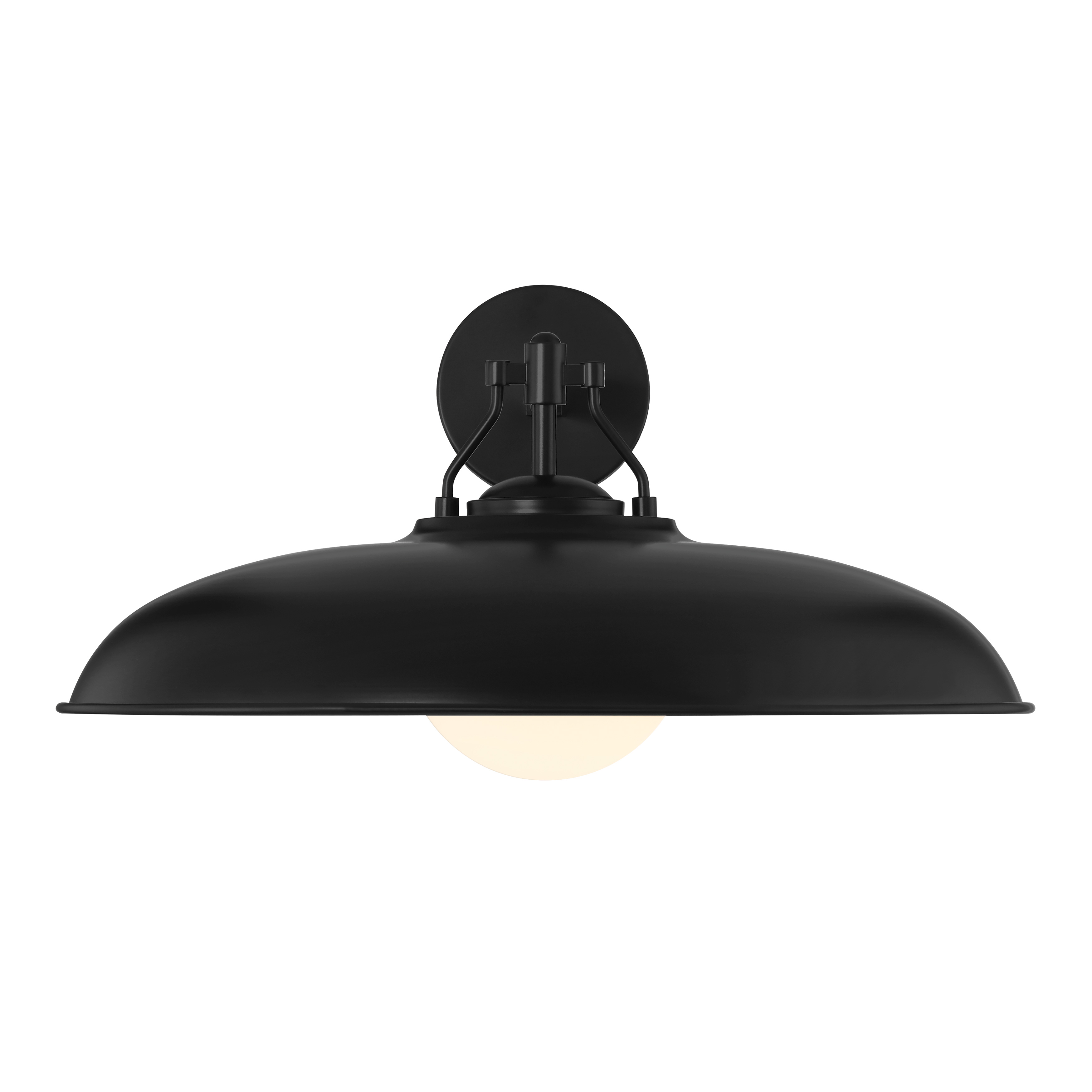 11" 1 Light Wall Mount in Coal Finish and Etched Opal Glass - alternate view