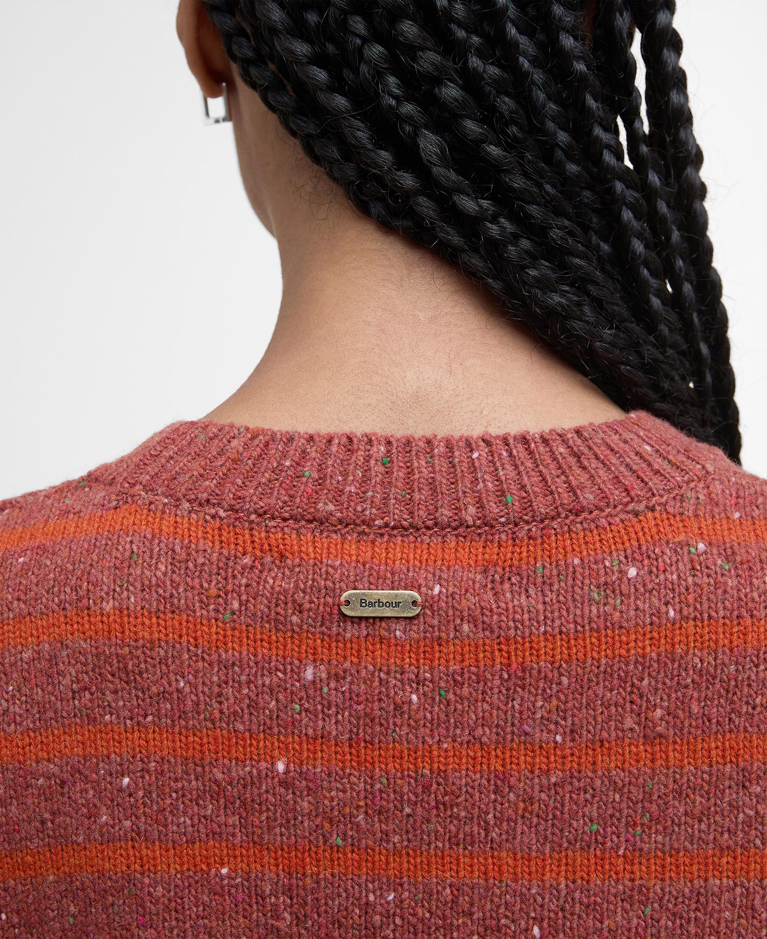 Claydon Striped Crew Neck Jumper image number 4