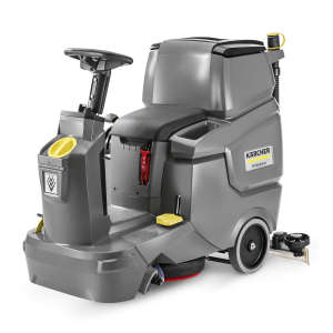 Karcher, BD 50/70 R Bp w/ Pad Driver, 100 A/H AGM batteries, 20", Disc, Ride-On Floor Scrubber
