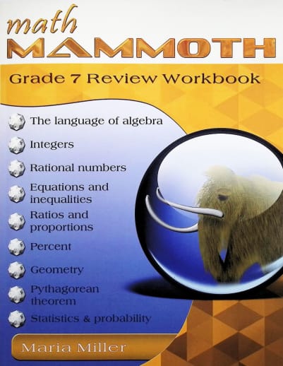 Math Mammoth Grade 7 Review Workbook (2014 Edition)