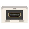 Mini-Com® HDMI® Coupler Module, Off White