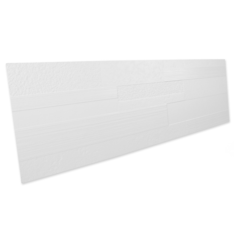 Lumiere Strate Blanco 11-3/4 in. x 35-3/8 in. Ceramic Wall Tile