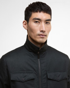 Check Distill Quilted Jacket 