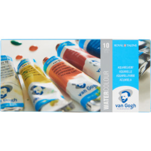 Watercolor Tube Set, 10 x 10mL, General Selection