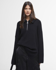 Franchesca Half-Zip Jumper Classic Black