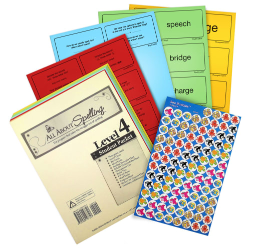 All About Spelling Level 4 Student Material Packet