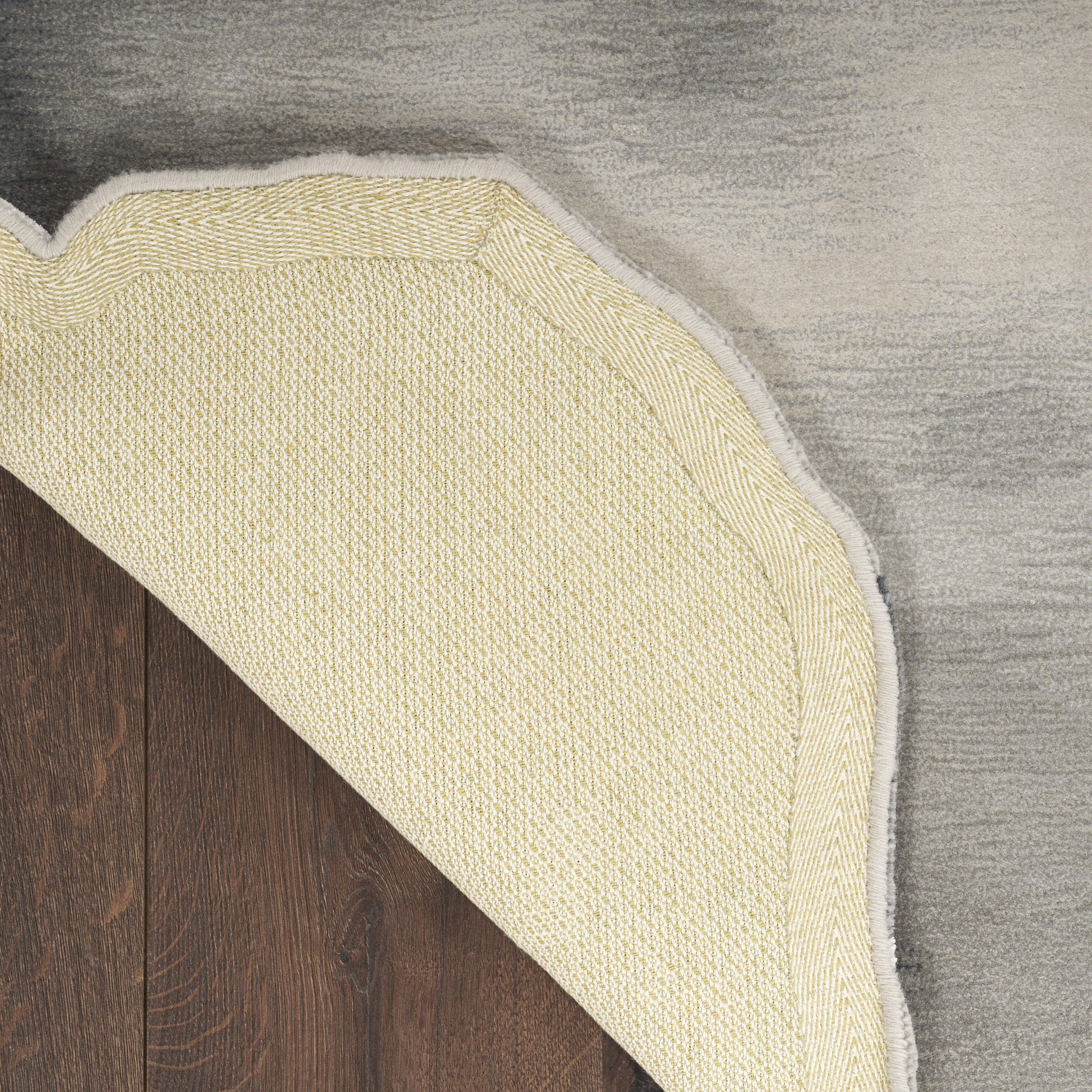 Nourison Limted Edition 7'9" x 9'9" Grey Modern Indoor Rug