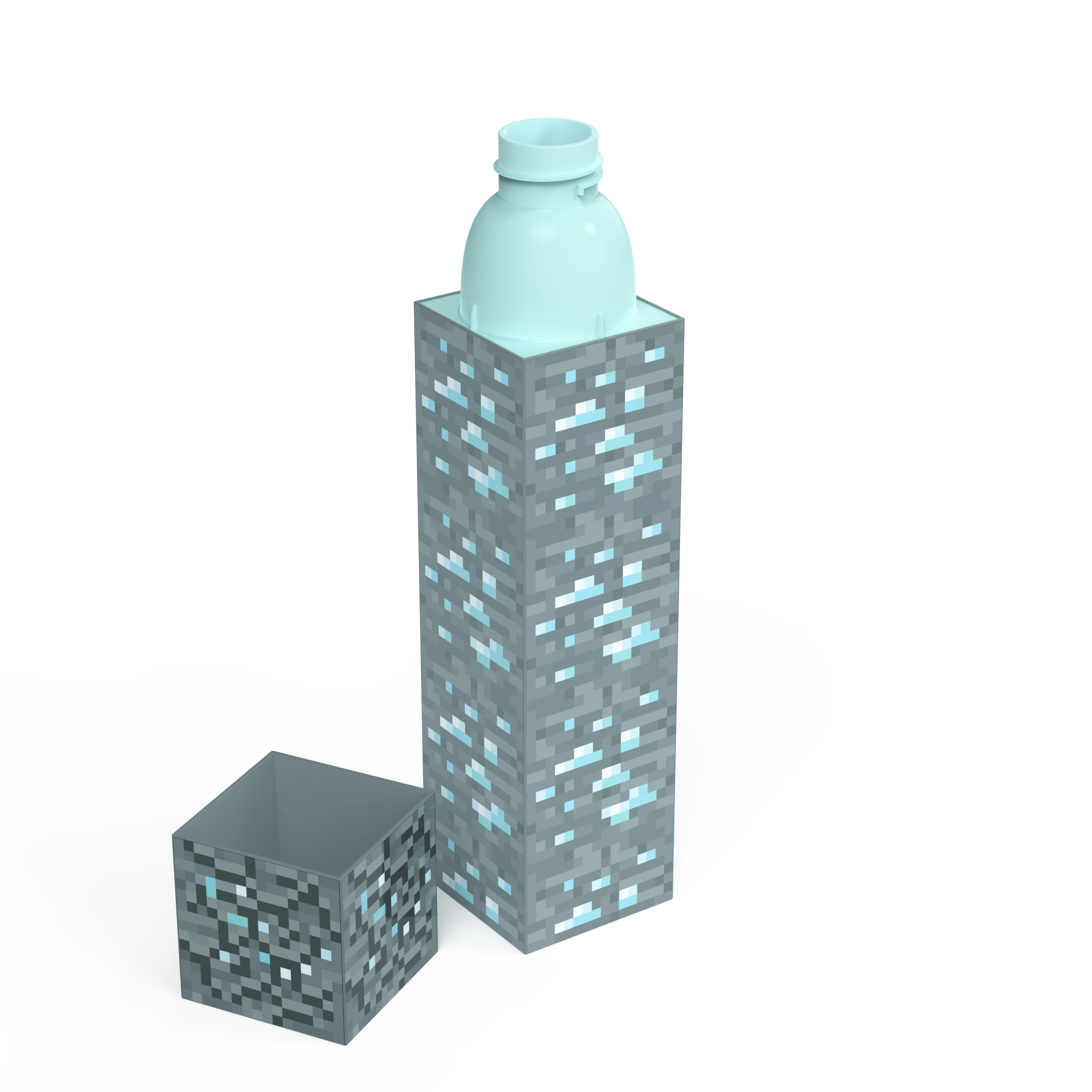 Minecraft 22 ounce BPA Free Water Bottle, Diamond Ore slideshow image 5