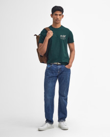 Script Graphic T-Shirt Seaweed