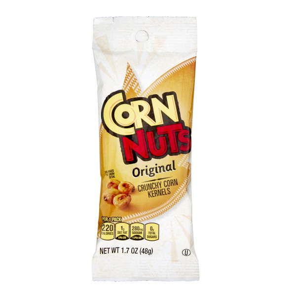 CORN NUTS Original Crunchy Corn Kernels Snack, 1.7 Oz. Pack of 12-18 Ct. . C1CB - Front Center Inner Pack (Hi Res)