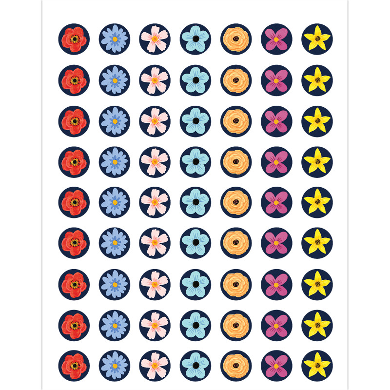 Wildflowers Mini Stickers, Pack of 378