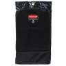 Rubbermaid Commercial, Executive, 24 Gal Vinyl Bag for Traditional Janitorial Cleaning Carts, Black