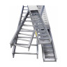 268 Series Imperial Cable Tray and Ladder Steel Hot-Dipped Galvanized Non-ventilated 144 L x 6.188 H x 24 W in.