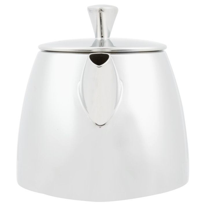 12-ounce Triennium™ stainless steel teapot in mirror finish