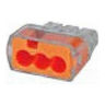 In-Sure™ Push-In Wire Connectors, 3-Port, Orange, 5000 PK