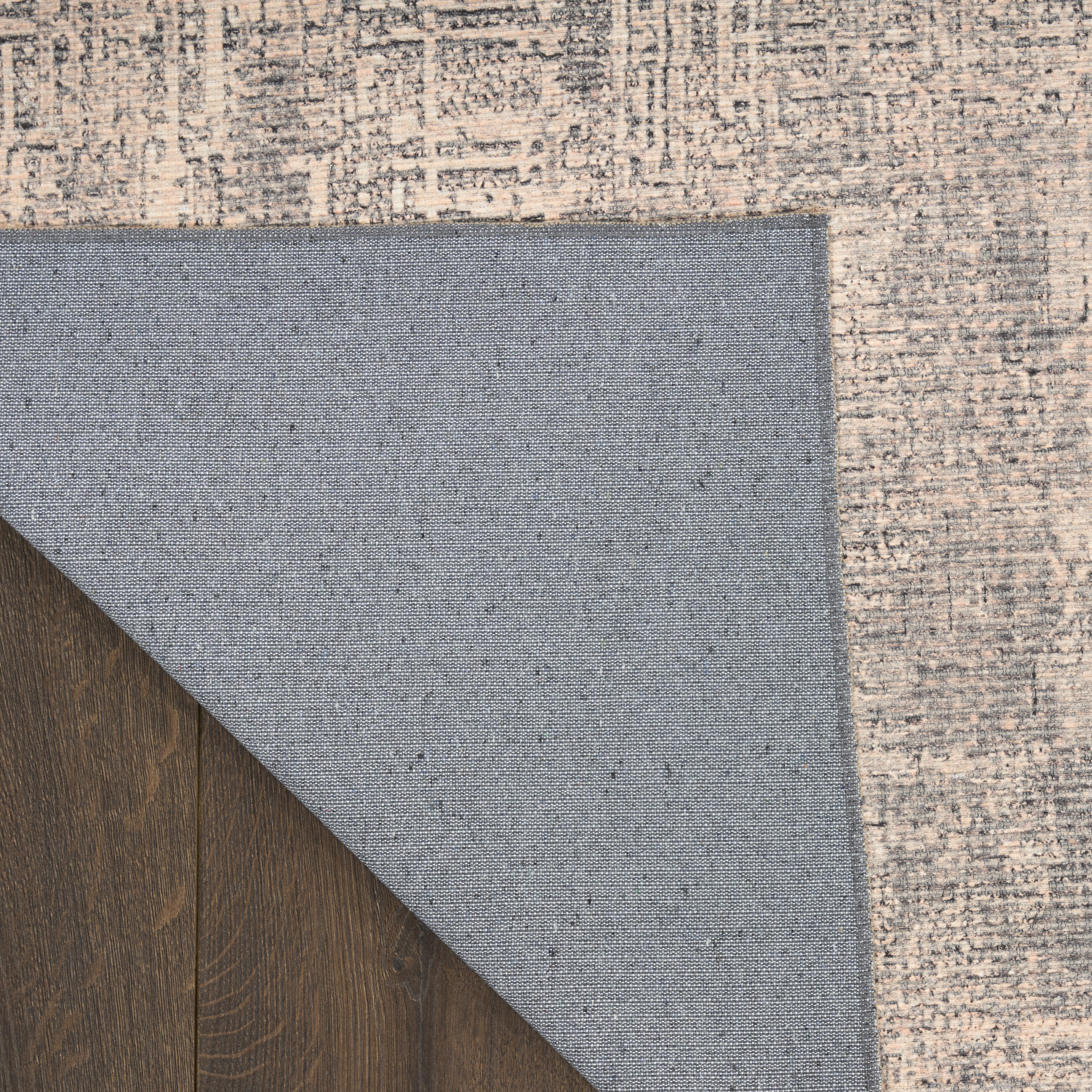 Nourison Botanical Washables 4' x 6' Taupe Modern Indoor Rug