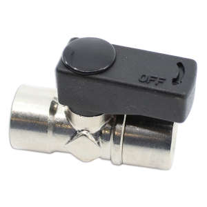 Water Valve 1/4 F-F L= 38 W/Lever