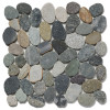 Pebble Java Grey 12×12 Level Pebble Mosaic Honed