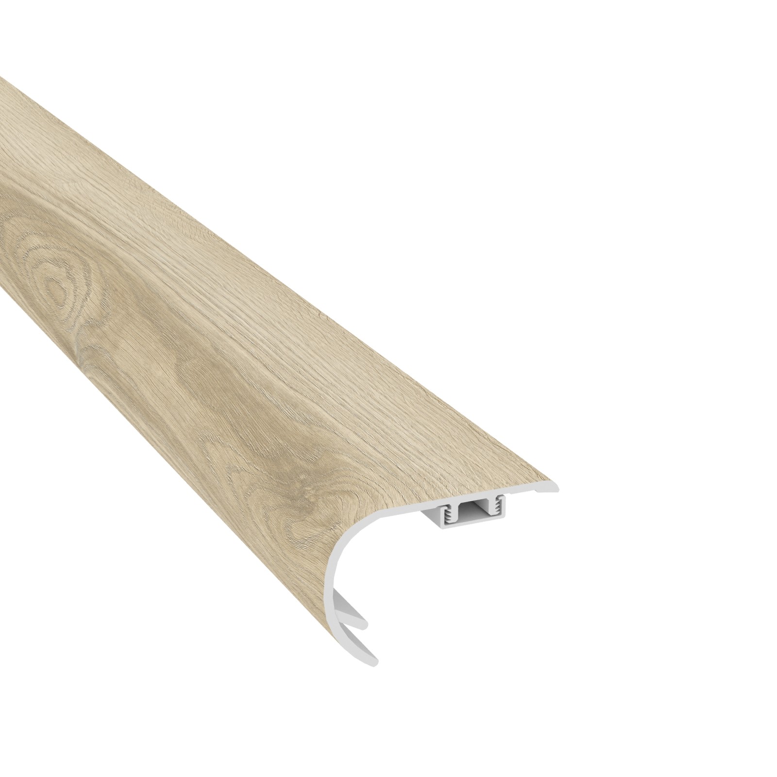 Sawdust Stroll Cali Vinyl Stair Nosing Overlap view 1