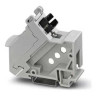 DIN Rail Adapter PC-GF Coupling Connection 2 Position Gray 81.4 L x 71 H x 26.8 W mm