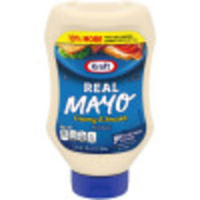 Kraft Real Mayo Creamy & Smooth Mayonnaise, 22 fl oz Bottle